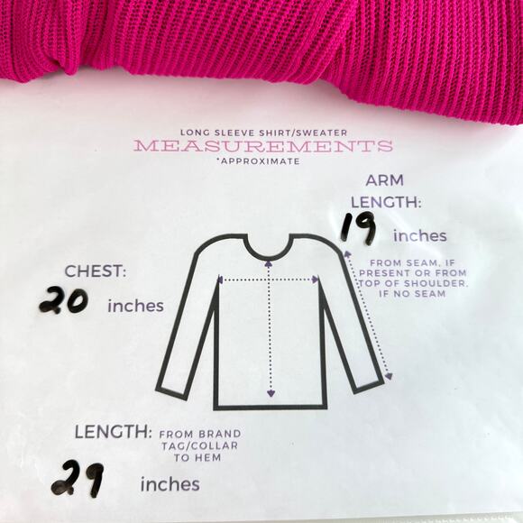 Coldwater Creek Women's Open Front Cardigan Size XL Lightweight Open Knit Pink - Picture 7 of 7